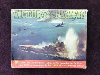 Victory In The Pacific - Avalon Hill Land Sea Air Wwii War Game 1977