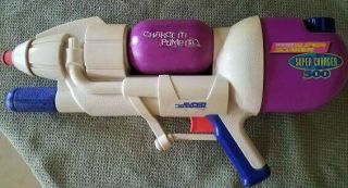 Vintage 1998 Soaker Charger 500 Air Pressure Water Gun Larami