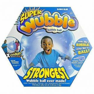 Wubble Bubble Ball With Pump - Blue 23905416