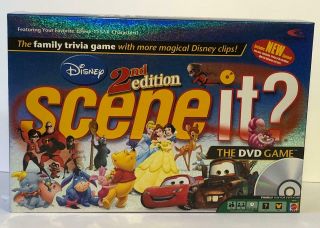 Disney Pixar Scene It? 2nd Edition The Family Dvd Trivia Game - 100 Complete