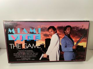 Vintage 1984 Miami Vice The Board Game.  100 Complete With Instructions