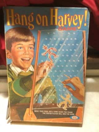 Vintage Hang On Harvey Game - Ideal - 1969 - 100 Complete