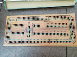 Old Stock Drueke Once - A - Round 3 Track Cribbage Board Club Cribbage Master