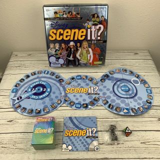 Disney Channel Scene It? The Dvd Trivia Game - Tin Box 2008 Board Game K1