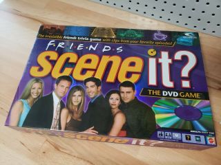 Friends Scene It Board Game First Edition Dvd Trivia 2005.  100 Complete A,