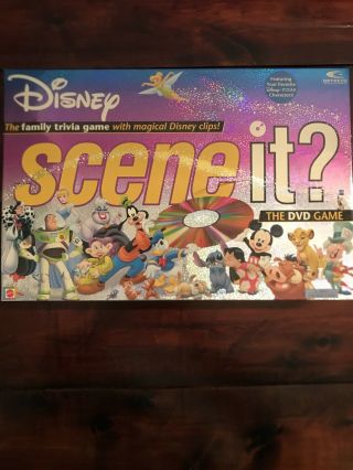 Disney Scene It? Dvd Game Mattel 2004 -
