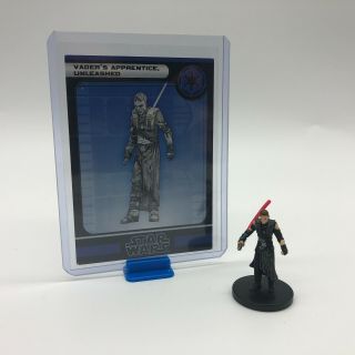 Star Wars Miniatures Vaders Apprentice 43/60 Imperial Force Unleashed Legion Nr