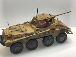 Bolt Action 1/56 Scale Wwii German Puma Armored Vehicle Painted Game Table Ready