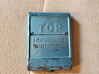 Vintage Tops Cigarette Roller Pocket Size Blue Metallic