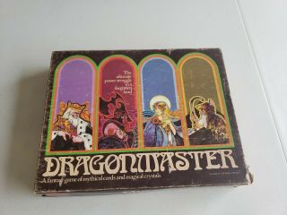 Dragonmaster 1981 Milton Bradley Lowe Fantasy Card Game Complete Vintage