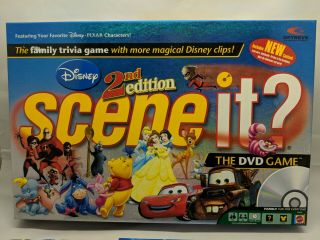 Disney Scene It 2nd Edition Second Edition Board Game 100 Complete - 2007 2