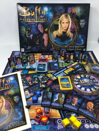 Buffy The Vampire Slayer The Game 2000 Milton Bradley Board Game Complete Vtg