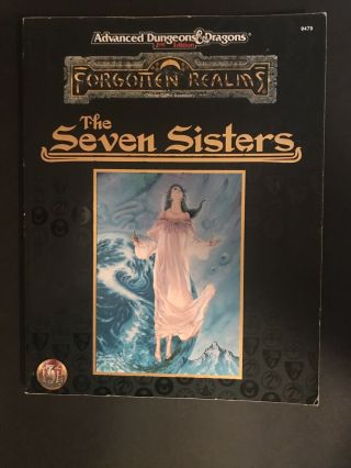 Ad&d Tsr 9475 Dungeons & Dragons Forgotten Realms The Seven Sisters