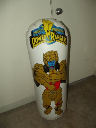 Inflatable Blow Up 36 Inch Mighty Morphin Power Rangers Bop Bag From Saban 1994