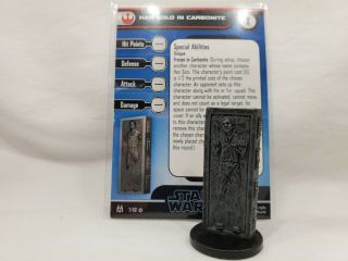 Han Solo In Carbonite - 07 Star Wars Miniatures » The Force Unleashed