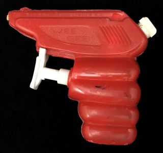 1960s Park Plastics Vintage Wee Gee Red Mini Squirt Gun Toy Water Pistol Usa Nj