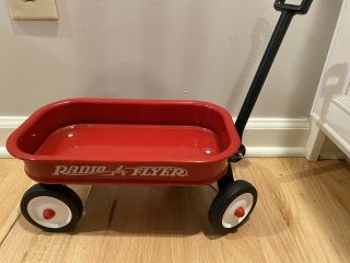 Kids / Doll Toy Mini Radio Flyer Little Red Wagon 12 X 7 1/2 X 5 1/2 Vguc