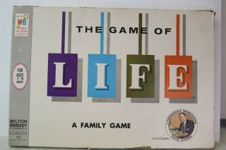 Vintage 1960 The Game Of Life 4000 Milton Bradley Complete
