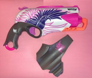 Nerf Rebelle Sweet Revenge Hammer Revolver W/holster Girl Nerf Gun