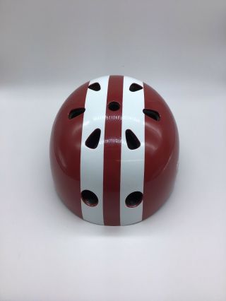 Radio Flyer Bike Helmet Red White Ac100 For Children Size 48 - 54 Cm