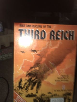 Rise And Decline Of The Third Reich Avalon Hill Vintage Board Game Punched 1974