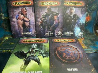 Games Workshop Necromunda Rule Book,  Gang War Supplements
