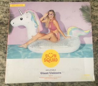 Sun Squad - Inflatable Giant Unicorn.  6.  6 