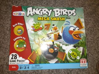 Angry Birds Mega Smash Game Toys R Us Mattel Rare Grandpa Pig One Ice Missing