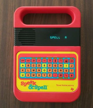 Speak & Spell By Texas Instruments 1980 Learning Game Ti Et