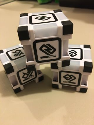 Set Of 3 Anki Cozmo Robot Replacement Cubes Blocks 1 2 3 Cosmo