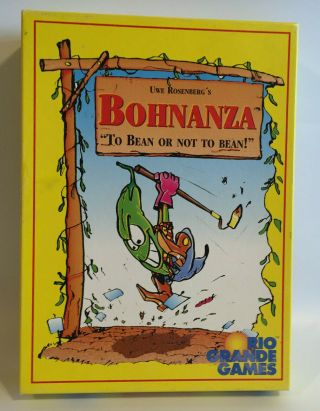 Bohnanza Fun Card Game Uwe Rosenberg Rio Grande Games 2 To 7 Players