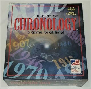 The Best Of Chronology A Game For All Time 1997 - Cards In The Box
