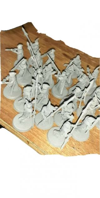 Warhammer Age Of Sigmar Primed Wood Elves Needs Tlc (24 Figures)