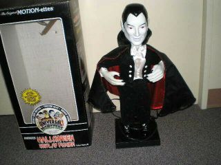 Vintage 1992 Telco Halloween Motionette Large Dracula Plug In 24 " Tall