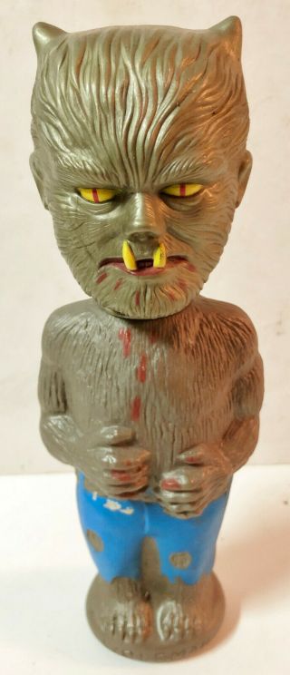Vintage Colgate Palmolive Wolfman Monster Soaky Universal Pictures 1960 