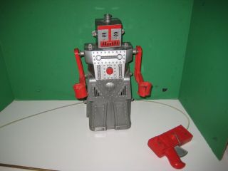 1950s Robert The Robot Space Toy W/remote Control By Ideal,  Instructions