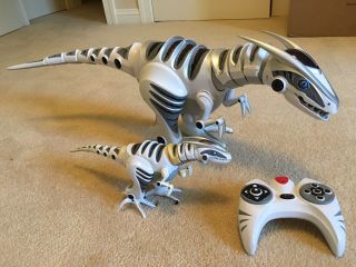 Wowwee Roboraptor Dinosaur Toy With Remote Control And Baby Raptor