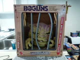 Vintage Mattel Boglins Drool Monster Hand Puppet Dated 1987