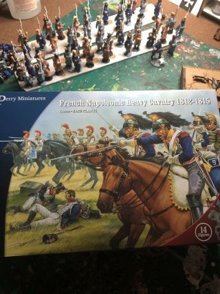 French Napoleonic Heavy Cavalry 1812 - 15 Perry Miniatures 28mm 14 Mounted 202