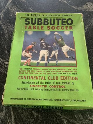 Subbuteo Table Soccer 72 - 73 