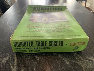 SUBBUTEO TABLE SOCCER 72 - 73 ' CONTINENTAL CLUB EDITION ' 2