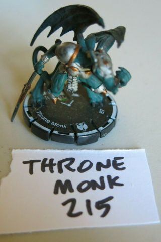 Mage Knight Dark Riders 215 Throne Monk Unique Le