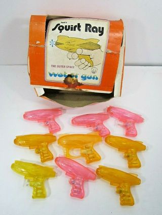 Vintage Park Plastics Squirt Ray The Outer Space Water Gun Display Box