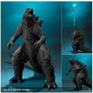 S.  H.  Monsterarts Godzilla 2019 King Of The Monsters Action Figure Bandai