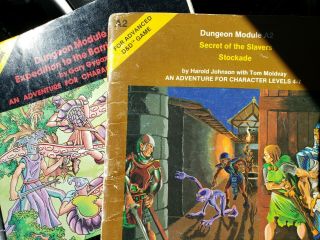 Ad&d Modules S3 Expedition To The Barrier Peaks & A2 Slavers Stockade