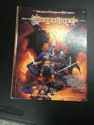 Advanced Dungeons & Dragons Ad&d Dragonlance Adventures Hardcover 2021