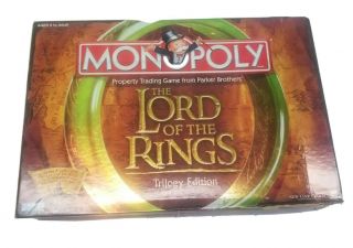 Monopoly Lord Of The Rings Trilogy Edition 2003 Complete Parker Brothers