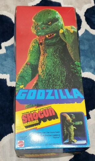 Vintage Mattel 1977 Shogun Warriors Godzilla Box Only Vgc
