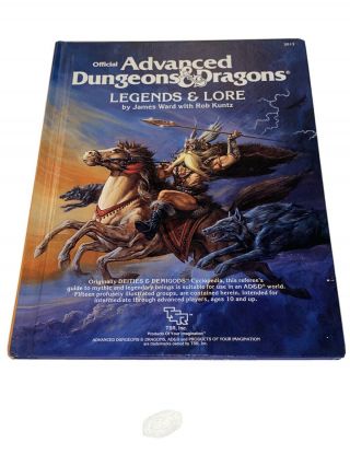 Advanced Dungeons And Dragons Legends,  Lore 2013 Official 1984 Ward Kuntz