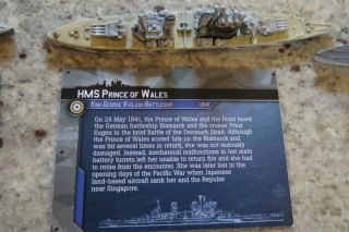 War At Sea Flank Speed 6 Hms Prince Of Wales R With Card
